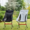 Muebles silla de campamento plegable portátil silla de pesca plegable ligera al aire libre