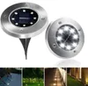 Lampes de jardin solaires alimentées par panneau LED lampadaires lumière de pont 810121620 LED lampe souterraine jardin voie Spot pelouse Solars L6690120