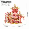 3D-Puzzles Piececool 3D-Metallpuzzle, Stoffladen-Puzzle, Modellbau-Sets, DIY-Set für Erwachsene und Teenager, Spielzeug, Geburtstagsgeschenk, 240314