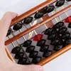 17 Digits Wooden Soroban Standard Abacus Chinese Calculator Counting Math Learning Tool Beginners 240227