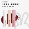 HYNTOOR Black Rabbit Macaron Lip Fango Specchio Lip Glaze Rossetto di marca di nicchia 240311