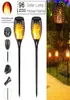 96LED SOLAR POWER TORCH LIGHT FLIMERING FLAME GARDEN Vattentät gårdslampa Ljus Vattentät solenergi Solljus för Garden Deco2949990