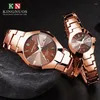 Montres-bracelets montre-bracelet claire hommes femmes mode horloge maille bracelet en acier montres pour hommes montres à quartz d'affaires