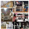 Perches Parrot Playstand Bird Play Stand Cockatiel Playground Wood Perch Gym Playpen Ladder with Feeder Cups Toys (Include a Tray)