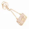 Keychains Llaveros!Creative Rhinestone Handbag Key Chains Ring Holder Fashion Metal Car Keychain Charm Bag Keyring Women Jewelry Gift R134