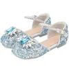 2024 summer girls sandals big children baby little girls non-slip soft soled shoes 240229