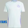 Euro 24 Skottlands fotbollsskjorta 150 -årsjubileum Soccer Jersey Blue 2024 2025 Fotbollskjorta 24 25 uniformer män barn set uniform