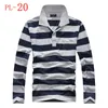 Fashion Mens 100% Cotton Casual Long Sleeve Stripe T Shirts Stitching Color 240307