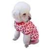 Vêtements pour chiens Petits vêtements de barboteuse pour Bichon Pull Chemises à capuche Costume Pet Kitten Poshoots Props 4Leg Outfit