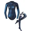 Wetsuits Drysuits Men's Swimwear LEOHEX Long Sleeve Guard Women Swimsuit Zipper Surfing Snorkeling Suit Bath UV Protect Bodysuit Diving Suit Swimwear 230612