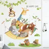 Wandaufkleber Mamalook Kinder Cartoon Giraffe Aufkleber Kinderzimmer Dekor PVC selbstklebend Zuhause