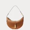 Half Moon Polo ID Axelväskor Ponny Suede Leather Large Mini Designer Womens Tote Handväskor Koppling Handväskor 20232383