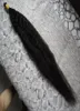 Estensioni dei capelli intrecciati umani yaki grossolani brasiliani senza trama 1 pz 1026 pollici massa di capelli umani lisci crespi 25 cm 65 cm2446664