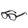 Sunglasses YK2 Oval Red Flat Glasses Small Frame Anti Blue Light Non Degree Transparent AC Material For Neutral