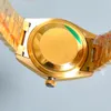 Luksusowe wysokiej jakości męskie zegarek 36 mm Diamentowy ramka 3235 Ruch zegarek Automatyczny męski zegarek Rainbow Gradient Sapphire Dial