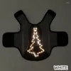 Vestuário para cães Pet respirável colete brilhante LED roupas de luz verão malha de resfriamento casaco luminoso ajustável