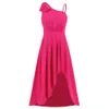 Women's Clothing Shein2024 Summer Temperament Bow Strap Irregular Dress