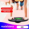 Yoga Balance Board Fitness Träning Träning Pedal Training Balance Board Warping Board Yoga midja Twisting Fitness Equipment 240304