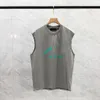 Designer Men Cotton Vest Fashion Tidal Street Summer Outdoor T-shirt Letter Printing Loose Short-sleeved Shirt Beach Vest Swimsuit Man Top 188