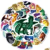 Car Stickers 50Pcs Wings Of Fire Dragon Animal Cartoon Sticker Diy Phone Laptop Lage Skateboard Iti Decals Fun For Kid Drop Delivery A Otf1H