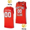 Ayo Dosunmu Illinois Fighting Illini Basquete Jersey Demetri McCamey 11 Dee Brown 21 Malcolm Hill 40 James Augustine 21 Kofi Cockburn Illinois Jerseys Costuradas