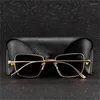 Solglasögon Steampunk Style Square Classic Gothic Men Women Brand Designer AlloyFrame Colorful Lens Goggles Sun Glasses