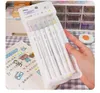 6Colors Stamp Art Marker Double Highlighter Pen StarheartMoondRopsquare for Scrablock Diary Poster Studentery 240228