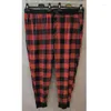 Pantalones para hombres Verano de gran tamaño Casual Plaid Plus Impresión suelta Cordón Ancho Pierna 12XL 175kg Streetwear Hombres