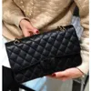 Designer Bags Shoulder Chain Bag Clutch Flap Totes C Wallet Formal Thread Purse Double Letters Solid Hasp Waist Square Stripes Women Lu Cina