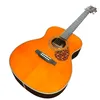 40 inç OM Serisi İmza Masif Ahşap Profili Akustik Ahşap Gitar