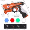 Gun Toys Nieuw infrarood lasergame speelgoedpistool versus geweerschot licht binnen en buiten game cadeauset Kinderen cadeau Kinderen Multiplayer-4guns yq240314