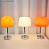 Table Lamps 1pc Retro Glass Mushroom Table Lamp - Modern Bedroom Bedside Decor Lamp for Living and Dining Room