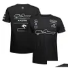 Motorcykelkläder F1 T-shirt Forma 1 racing Team Tops Herrmens Summer Jersey Shirts Car Fans Quick Dry Race Sports Långärmad T-shirts D OTJBP