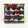 12 Stück/Sets Sneaker-Schlüsselanhänger, Blindbox, Schlüsselanhänger, inklusive Box, Schuhkarton, Geschenkmodell, 3D-Schuh-Schlüsselanhänger, Verpackung, Schmuckschatulle, Schuh mit Schlüsselanhänger