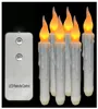 6pcsset LED Flameless Candles Battery Operate Lamp Dipped Flickering Electric Pillar Candles Wedding Party Decoration3190129