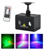 AUCD Mini Portable Remote Control RG Laser Lighting 3W RGB LED Lamp Aurora Mixed Projector Stage Lights Party Disco Show DJ Home7779834