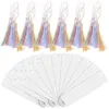 30 Sets Blank Bookmarks Gifts Manual Delicate Acrylic Tassels Craft Teacher Tabs 240314