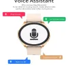新しいT5 Pro Smart Watch Bluetoothコール音声アシスタント男性と女性の心拍数Android iOSの心拍数スポーツスマートウォッチ