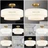 Plafondverlichting Bodrum Moderne Led Woonkamer Drum Schaduw Drop Levering Verlichting Binnen Dhq1U