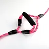 Dog Collars Leash Safety High Reflection Training Nightivibility Rope快適なパッド入りのハンドルを歩くためのハンドル