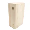 Bakken flip massief hout geschenkdoos handgemaakte ambachtelijke home case box log kleur scotch dennen rechthoekig houten opbergdoos handgemaakte kas doos