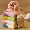 Kindersocken, 5 Paar Kindersocken, verdickte warme Frottee-Socken im Winter, warm halten, Neujahr, Kindersocken für Jungen, Mädchen, Studenten, Bodensocken YQ240314