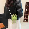 Mobiele telefoontassen Cartoon driedimensionale kikkerpop Mobiele telefoontas Trendy Koreaanse versie Merk Mini Schattig Eén schouder Crossbody Klein