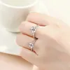 Smyoue GRA certifié 1-5CT bague VVS1 Lab diamant Solitaire bague pour femmes promesse de fiançailles bijoux de mariage 240221