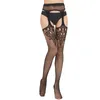 Men's Socks Sexy Body Stocking Lace Soft Open Crotch Top Thigh High Stockings Suspender Garter Belt Over Knee Pantyhose Fit Below 75kg