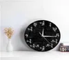 Nines Math Wall Clock Numer 9 MATH MATH CLOCK WALL WATM MATAT MATA MATATNIK