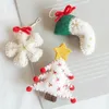 Kerstversiering Wolvilt Hanger Voor Boomdecoratie Handgemaakte Sneeuwvlok Hangers Hangornament Jaarcadeau