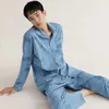 Men's Sleepwear Pajamas Spring Autumn Cotton Long-sleeved Cardigan Loungewear Set Younger Middle-aged Home Clothes Suit Elderly Nightwear