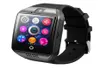 Q18 Smart Watch Android IOS電話携帯電話マイクロシムTFカードメンスポーツBluetooth Watches Android 03m Camera3966542