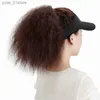 Ball Caps Fashion Messy Wig C High Ponytail Baseball C for Women Spring Summer Sun Hat Running Snback Hat for Women Ladies Outdoor L240314